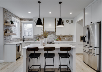 custom cabinets white kitchen with island