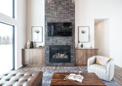 Mirage Living Room 1 - Cabinets Black Walnut